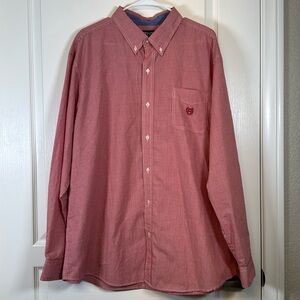 Ralph Lauren Chaps Easy Care Checkered Button Down Long Sleeve Shirt Size XXL